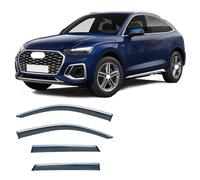 4 Pièces Deflecteur Vitre Voiture pour Audi Q5L Sportback 80A 2021-2025, Déflecteurs d'air, Fenêtre Latérale Visière Déflecteur Accessoire Voiture