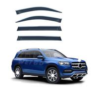 4 Pièces Deflecteur Vitre Voiture pour Benz GLS-Class X167 2020-2025, Déflecteurs d'air, Fenêtre Latérale Visière Déflecteur Accessoire Voiture