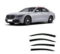 4 Pièces Deflecteur Vitre Voiture pour Benz S-Class L V223 2021+, Déflecteurs d'air, Fenêtre Latérale Visière Déflecteur Accessoire Voiture,A