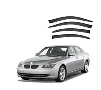 4 Pièces Deflecteur Vitre Voiture pour BMW 5 Series i E60 2004-2010, Déflecteurs d'air, Fenêtre Latérale Visière Déflecteur Accessoire Voiture