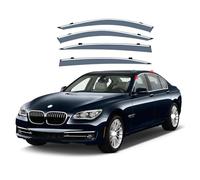 4 Pièces Deflecteur Vitre Voiture pour BMW 7 Series i F01 2009-2014, Déflecteurs d'air, Fenêtre Latérale Visière Déflecteur Accessoire Voiture