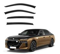 4 Pièces Deflecteur Vitre Voiture pour BMW 7 Series LI G70 2023-2025, Déflecteurs d'air, Fenêtre Latérale Visière Déflecteur Accessoire Voiture