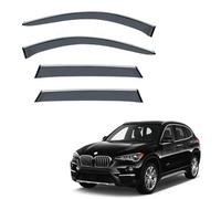 4 Pièces Deflecteur Vitre Voiture pour BMW X1 F48 2016-2021, Déflecteurs d'air, Fenêtre Latérale Visière Déflecteur Accessoire Voiture