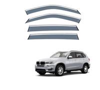 4 Pièces Deflecteur Vitre Voiture pour BMW X5 F15 2007-2018, Déflecteurs d'air, Fenêtre Latérale Visière Déflecteur Accessoire Voiture
