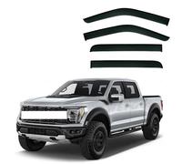 4 Pièces Deflecteur Vitre Voiture pour Ford F150 Raptor P702 2021+, Déflecteurs d'air, Fenêtre Latérale Visière Déflecteur Accessoire Voiture
