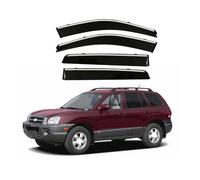 4 Pièces Deflecteur Vitre Voiture pour Hyundai Santa Fe 2000-2005, Déflecteurs d'air, Fenêtre Latérale Visière Déflecteur Accessoire Voiture