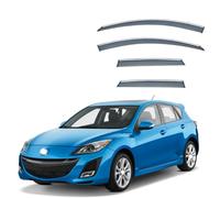 4 Pièces Deflecteur Vitre Voiture pour Mazda 3 Hatchback 2011-2015, Déflecteurs d'air, Fenêtre Latérale Visière Déflecteur Accessoire Voiture