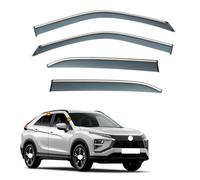 4 Pièces Deflecteur Vitre Voiture pour Mitsubishi Eclipse Cross 2018-2025, Déflecteurs d'air, Fenêtre Latérale Visière Déflecteur Accessoire Voiture