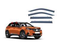 4 Pièces Deflecteur Vitre Voiture pour Peugeot 2008 2020-2025, Déflecteurs d'air, Fenêtre Latérale Visière Déflecteur Accessoire Voiture