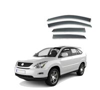 4 Pièces Deflecteur Vitre Voiture pour Toyota Harrier XU30 2004-2013, Déflecteurs d'air, Fenêtre Latérale Visière Déflecteur Accessoire Voiture