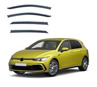 4 Pièces Deflecteur Vitre Voiture pour VW Golf 8 2020-2025, Déflecteurs d'air, Fenêtre Latérale Visière Déflecteur Accessoire Voiture