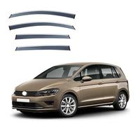 4 Pièces Deflecteur Vitre Voiture pour VW Golf Sportsvan 2015-2020, Déflecteurs d'air, Fenêtre Latérale Visière Déflecteur Accessoire Voiture