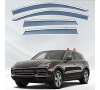 4 Pièces Deflecteurs d'air Déflecteurs de Vent pour Porsche Cayenne 9Y0 2019 2020 2021 2022 2023, Deflecteur Vitre Voiture Fenêtre Latérale Pare-Pluie Accessoire
