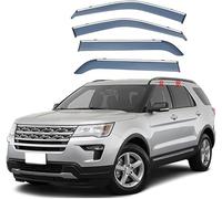 4 Pièces Déflecteurs Voiture pour Ford Explorer U502 2011-2019, Avant ArrièRe Pare-Pluie Pare-Soleil Accessoires Vitres Voiture