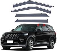 4 Pièces Déflecteurs Voiture pour Ford Explorer U625 2020-2022, Avant ArrièRe Pare-Pluie Pare-Soleil Accessoires Vitres Voiture