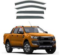 4 Pièces Déflecteurs Voiture pour Ford Ranger MK1-T6/P375 2011-2022, Avant ArrièRe Pare-Pluie Pare-Soleil Accessoires Vitres Voiture