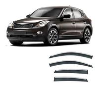 4 Pièces Déflecteurs Voiture pour Nissan Skyline Crossover MK12-J50 2009-2013, Fenêtre Latérale Visière Déflecteur Pare-Brise Pare-Pluie Voiture Accessoires