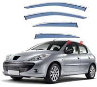 4 Pièces Déflecteurs Voiture pour Peugeot 207 MK1 2006-2011 2012 2013 2014, Avant ArrièRe Pare-Pluie Pare-Soleil Accessoires Vitres Voiture Déflecteur