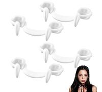 4 Pièces Dents de Vampire Rétractable, Crocs de Vampire Halloween, Fausses Dents Vampire, Vampire Fangs pour Halloween, Jeux de Rôle, Carnaval, Fête