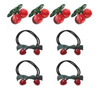 4 Pièces D'Épingles À Cheveux Cerise Et 4 Pièces De Cheveux Cerises, Accessoires De Cheveux De Conception Créative, Accessoires De Cheveux Doux Mignons, Accessoires De Coiffure.