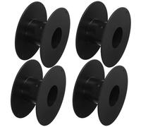 4 Pièces Dérouleur de Câble 69 Type en Plastique Noir, Bobine