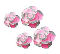 4 Pièces Désodorisant de Voiture Mignon à Agrafe Fleur Camélia