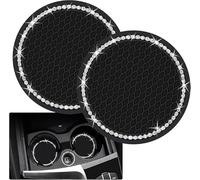 4 Pièces Dessous de Verre pour Ford Capri EV 2025 2024, Porte-Gobelet Tapis Antidérapant Accessoire Intérieur Imperméable Durable - Silicone