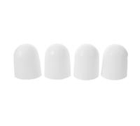 4 Pièces Diffuseur D'éclairage en Silicone Blanc 51-54mm | Couvre Lampe Torche Étanche, Diffuseur Doux, Adapté aux Lanternes de Camping et Randonnées en Extérieur