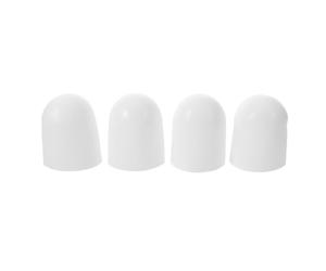 4 Pièces Diffuseur D'éclairage en Silicone Blanc 51-54mm | Couvre Lampe Torche Étanche, Diffuseur Doux, Adapté aux Lanternes de Camping et Randonnées en Extérieur