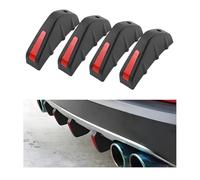 4 Pièces Diffuseur Pare-Choc Arrière, pour Mazda CX60 CX-60 2022-2023 2024 Aileron Lèvre Arrière Spoiler Inférieur Protection Spoiler Chassis,B