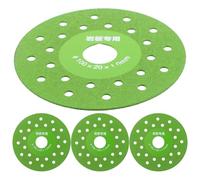 4 Pièces Disque de Découpe Diamanté Ultra Fin | Bord Chanfreiné, Usage Rénovation Pro et Bricolage, pour Granit et Marbre, Couleur Verte