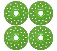 4 Pièces Disque Diamanté Ultra Fin pour Coupe Précise du Granit | Alliage Adamas, Résistance à L’usure, Rénovations Professionnelles et Projets Diy, Couleur Vert