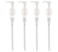 4 Pièces Distributeurs de Sirop - pour Bouteille Filetée - Réutilisables - Idéal pour Sirop, Shampoing, Nutriments