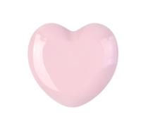 4 pièces Dopamine en forme de coeur en acier inoxydable bijoux plateau de rangement Nail Art Pour Table D'entrée Décor(Pink)