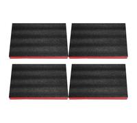 4 Pièces Doublure en Mousse pour Boîte à Outils, Epe 17,7x11,8x1 | Feuilles pour Coffret Outillage, Maintien des Pièces, Stabilité Mobile, Ajustement Adaptable, Protection Intérieure