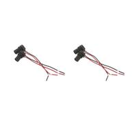 4 Pièces Douille de Clignotant H21w en Cuivre, Plastique et Alliage | Connecteur pour Phare Automobile, Alimentation, Restauration Rapide de L’éclairage, Noir