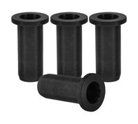 4 Pièces Douille de Support de Rame en Plastique Noir pour Équipement | Insert Ajusté Protégeant les Avirons, Pièce de Réparation Marine pour Rameurs, Bateaux, Yachts et Matériel D’aviron