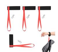 4 Pièces Dragonne Pour Gants De Ski, Sangle Pour Gants De Ski Avec Porte-clés, Élastique, Accessoires De Skis Laisse Snowboard Pour L'alpinisme, Le Snowboard Et Les Activités De Plein Air