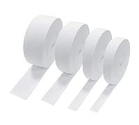 4 Pièces Elastique Couture, Bande Elastique, Ruban Elastique 10mm 20mm 30mm 40mm de Large, pour Le Bricolage Accessoires de Couture Tissus Artisanaux, 5M Blanc