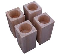 4 Pièces Élévateur de Meuble Élévatrices de Lit Pied D'éléphant, Coussin de Pied Rehausseur de Meubles, Ajouter de la Hauteur aux Meubles, pour Canapé Chaise(Size:8 X 10 cm)