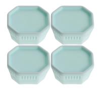 4 Pièces Embout de Raquette de Badminton, Capuchon Inférieur | Usage Intérieur et Extérieur, Stabilité Renforcée, Prise Améliorée, avec Clous de Fixation, pour Paddle