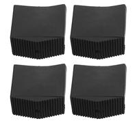 4 Pièces Embouts en Caoutchouc, Antidérapants, Noirs | Accessoire pour Escabeau Pliant, Surface Résistante à L’usure, du Bruit, Ateliers et Travaux Électriques