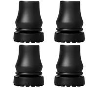 4 Pièces Embouts en Caoutchouc pour Canne de Marche, Embout de Canne en Caoutchouc Antidérapant, pour Canne, Bâton de Randonnée, Béquilles pour Personnes Âgées