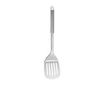 4 pièces en acier inoxydable fendu solide Turner poignée de Tube rond pelle cuisson métal ustensiles cuisine résistants à la chaleur for friture pour Poêles Antiadhésives(Color B)