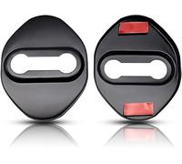 4 Pièces en Acier Inoxydable Serrure Porte Voiture Couvre Emblèmes Protection Contre La Rouille Accessoires pour Honda Mugen Power