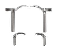 4 pièces en alliage incurvé aiguille 9820 trou trou machine à coudre ensemble boucle pour 9820 980 981 982