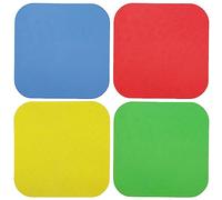 4 Pièces en Caoutchouc Ouvre-Bocal Pince Tampon Carré Coloré en Caoutchouc Ouvre-Boîte Tapis Isolation Thermique Antidérapant Tapis de pot Ménage Sous-verre Multifonctionnel