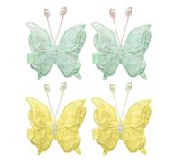 4 Pièces En Papillon De Point, Épingle À Cheveux, Accessoires De Cheveux Sucrés Sucrés, Décorations De Coiffures Et Accessoires De Cheveux Des Filles.