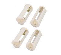 4 pièces en Plastique boîte de boîtier de Support de Batterie cylindrique pour 3 Piles AAA de 1,5 V