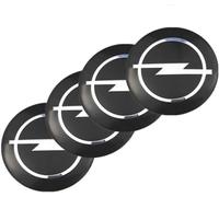 4 Pièces Enjoliveur Autocollants Capuchons centraux pour Opel OPC Astra J H G K Insignia Corsa D B E Mokka Vectra, Autocollants Capuchons de moyeu, Autocollants Badges Jante